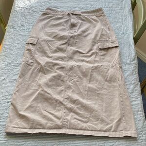 Tan Cargo Skirt